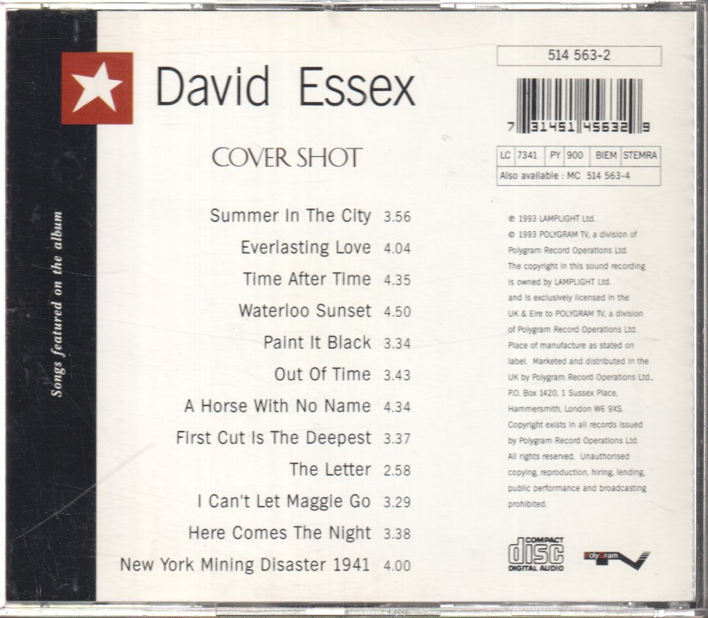 David Essex - Cover Shot - Cd