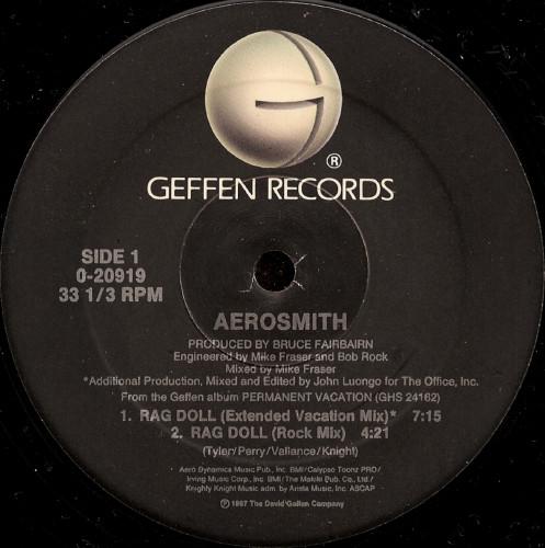 Aerosmith - Rag Doll - 12 Inch