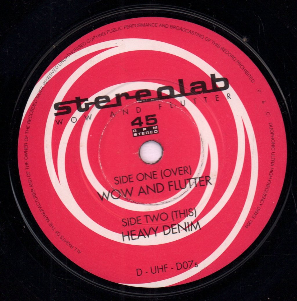Stereolab - Wow And Flutter - 7 Inch