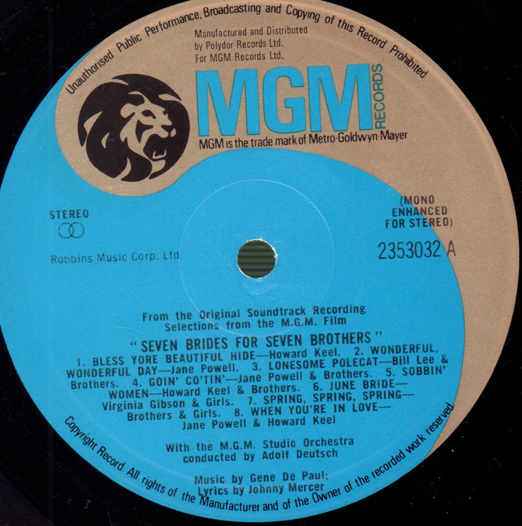 Various Artists - Seven Brides For Seven Brothers / Annie Get Your Gun (Soundtrack) - Lp