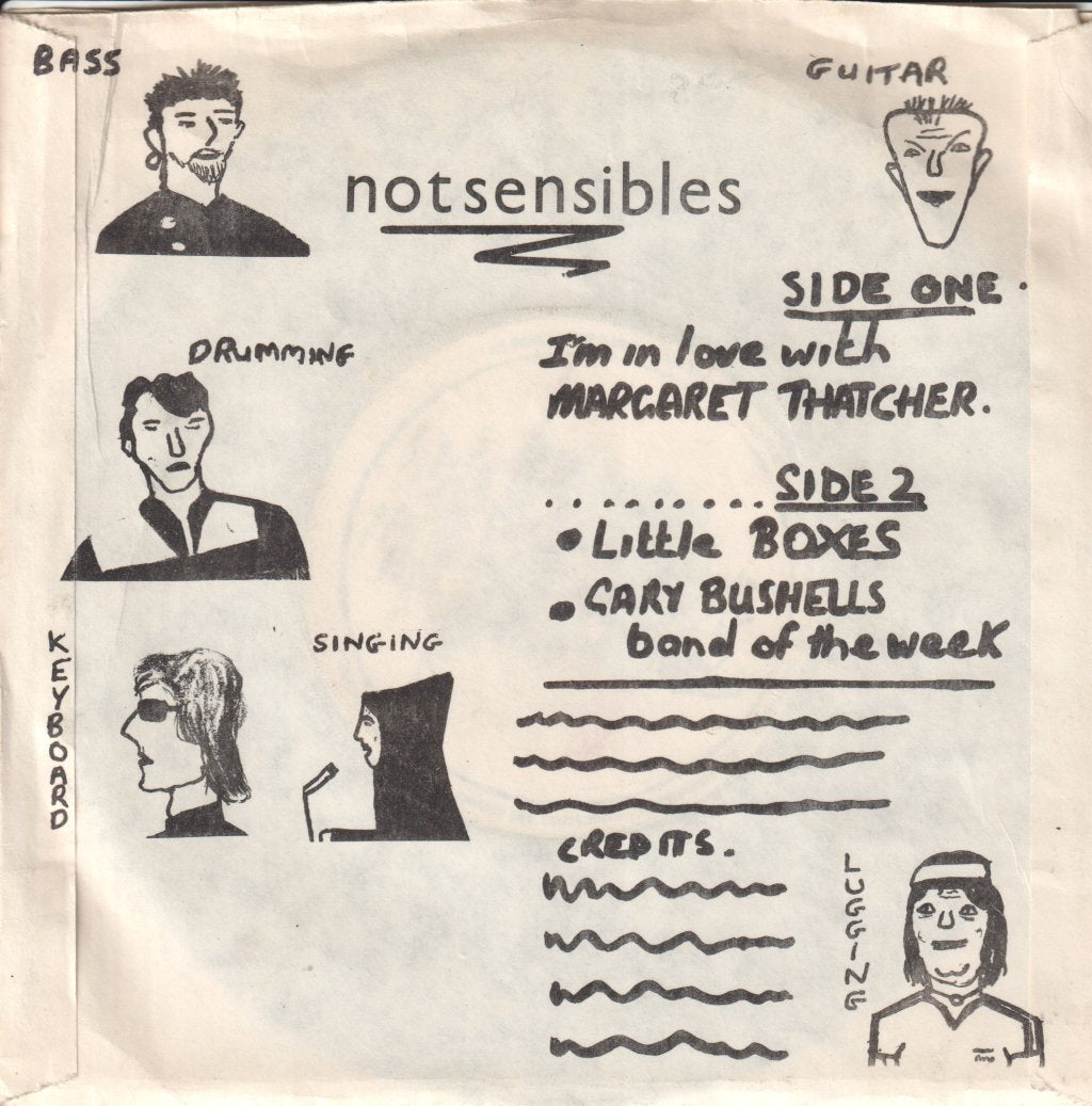 Notsensibles - I'm In Love With Margaret Thatcher - 7 Inch