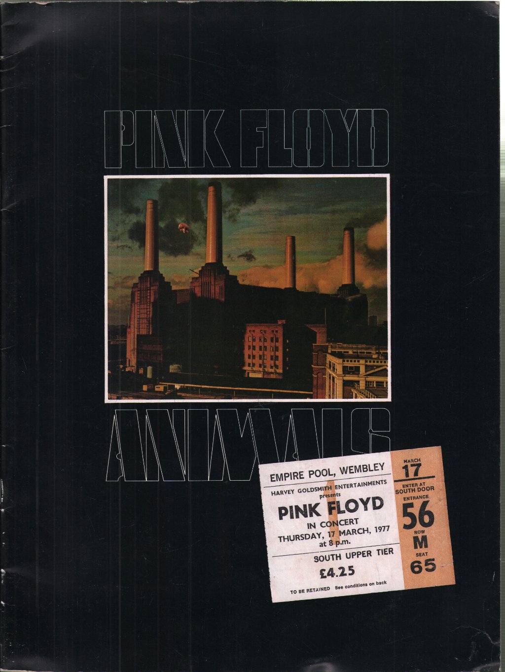 Pink Floyd - Animals - Tour Programme