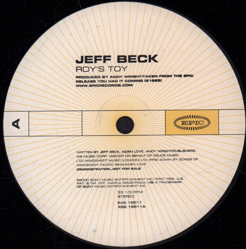 Jeff Beck - Roy's Toy - 12 Inch