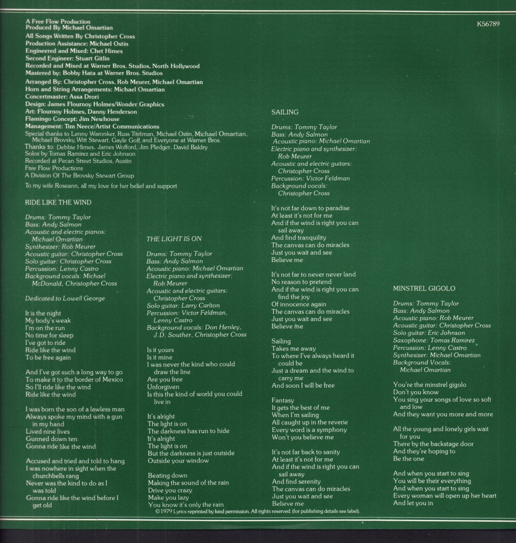Christopher Cross - Christopher Cross - Lp