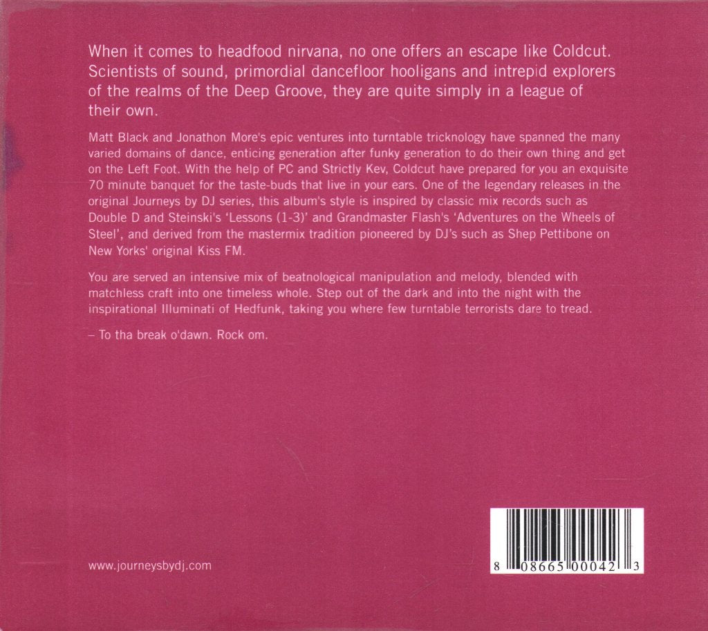 Coldcut - Journeys By DJ: Coldcut - 70 Minutes Of Madness - Cd