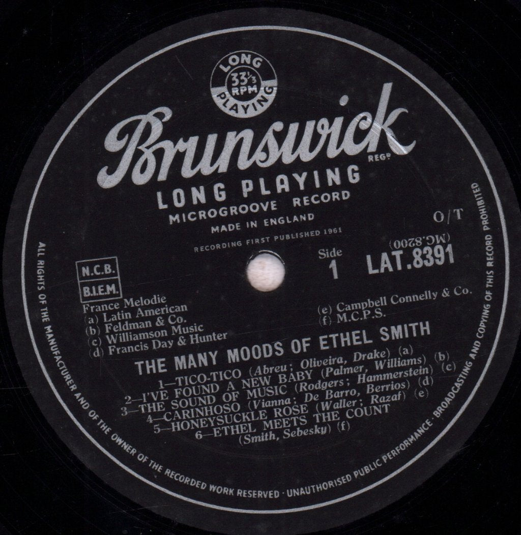 Ethel Smith - Many Moods Of - Lp