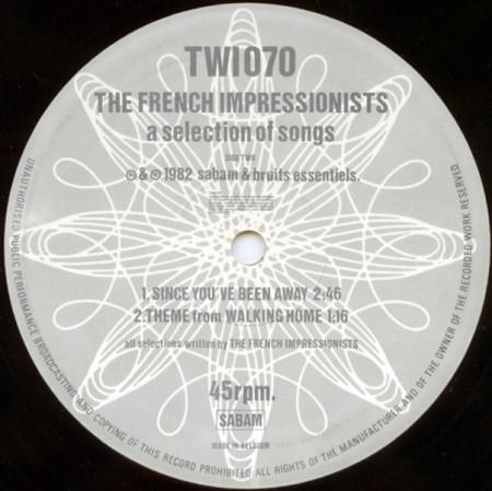 French Impressionists - A Selection Of Songs - 12 Inch