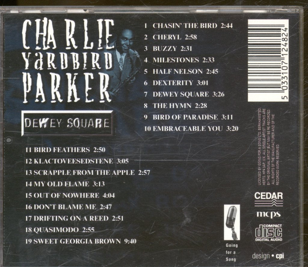Charlie Parker - Dewey Square - Cd