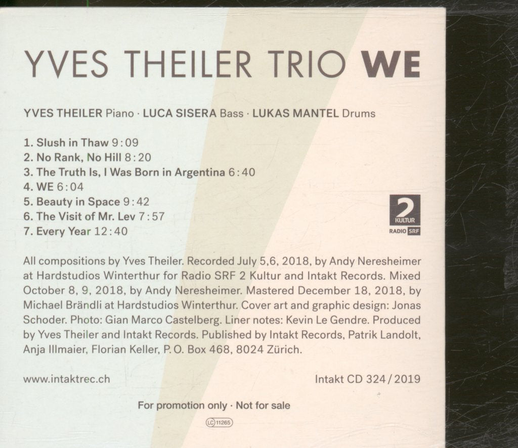 Yves Theiler Trio - We - Cd