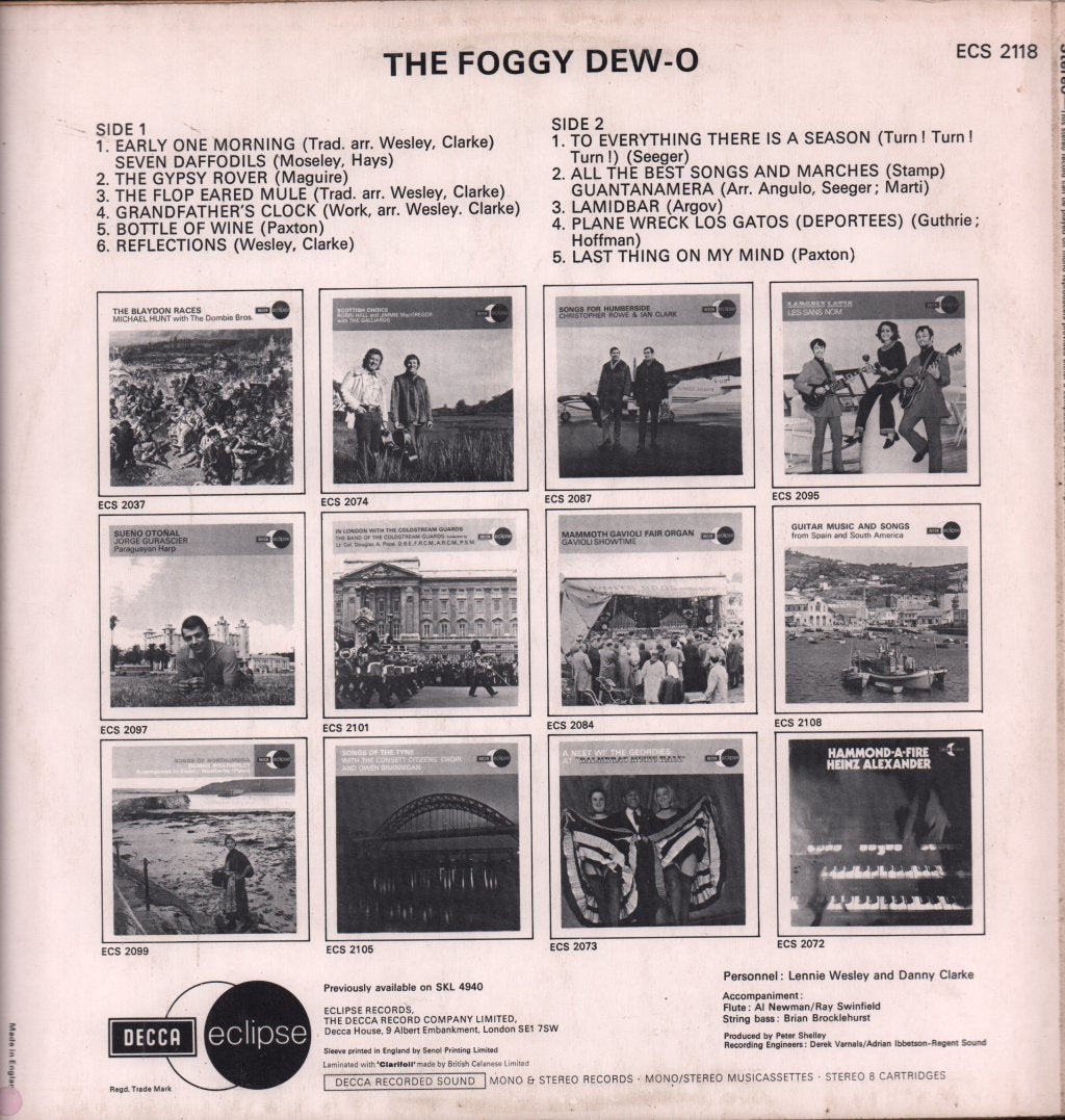 Foggy Dew-O - Foggy Dew-O - Lp