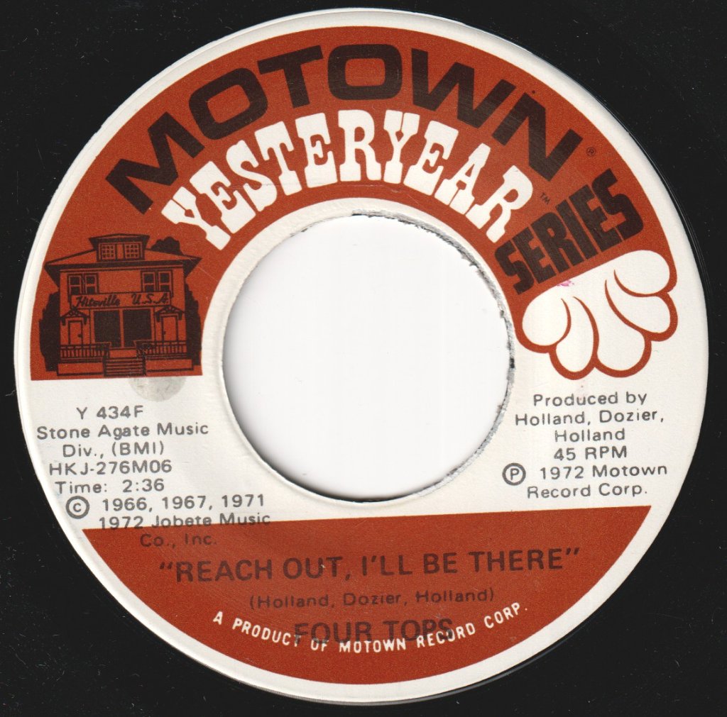 Four Tops - Reach Out I'll Be There - 7 Inch