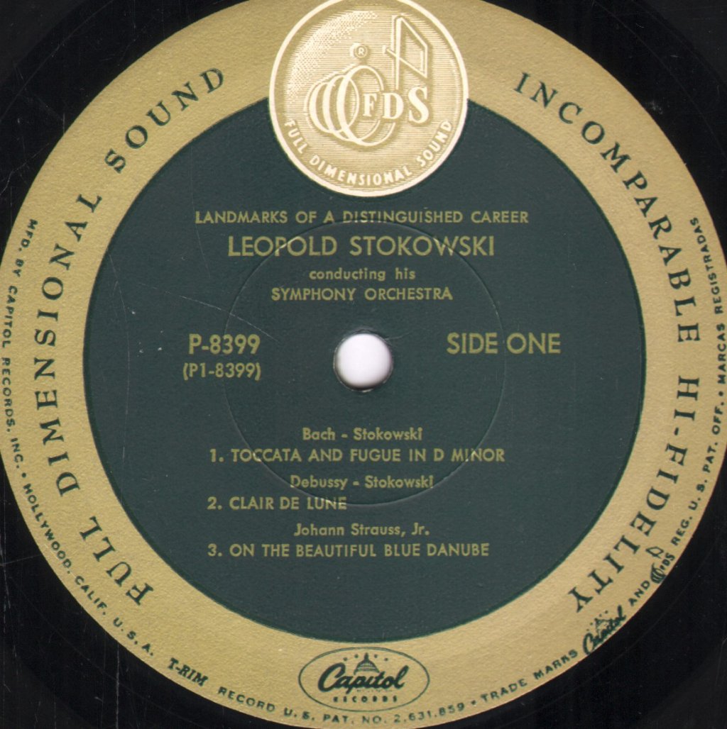 Leopold Stokowski And His Symphony Orchestra - Landmarks Of A Distinguished Career - Lp