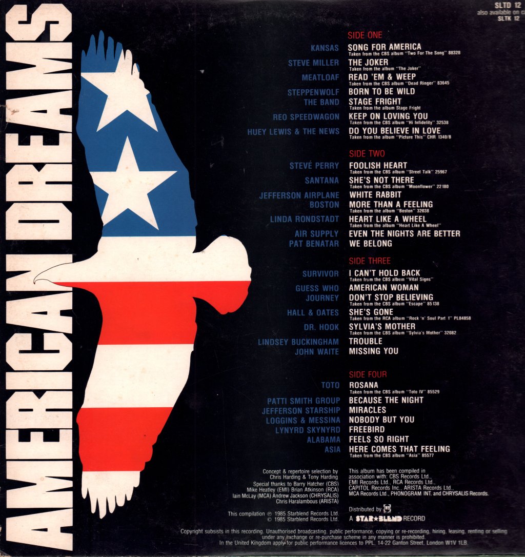 Various Artists - American Dreams - Lp