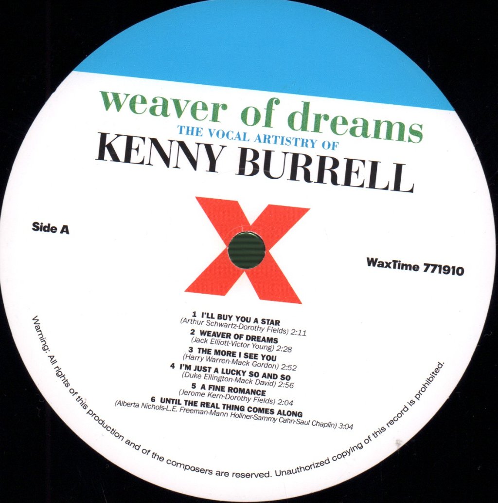 Kenny Burrell - Weaver Of Dreams - Lp