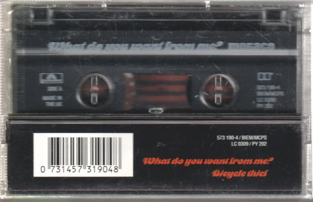 Monaco - What Do You Want From Me - Cassette