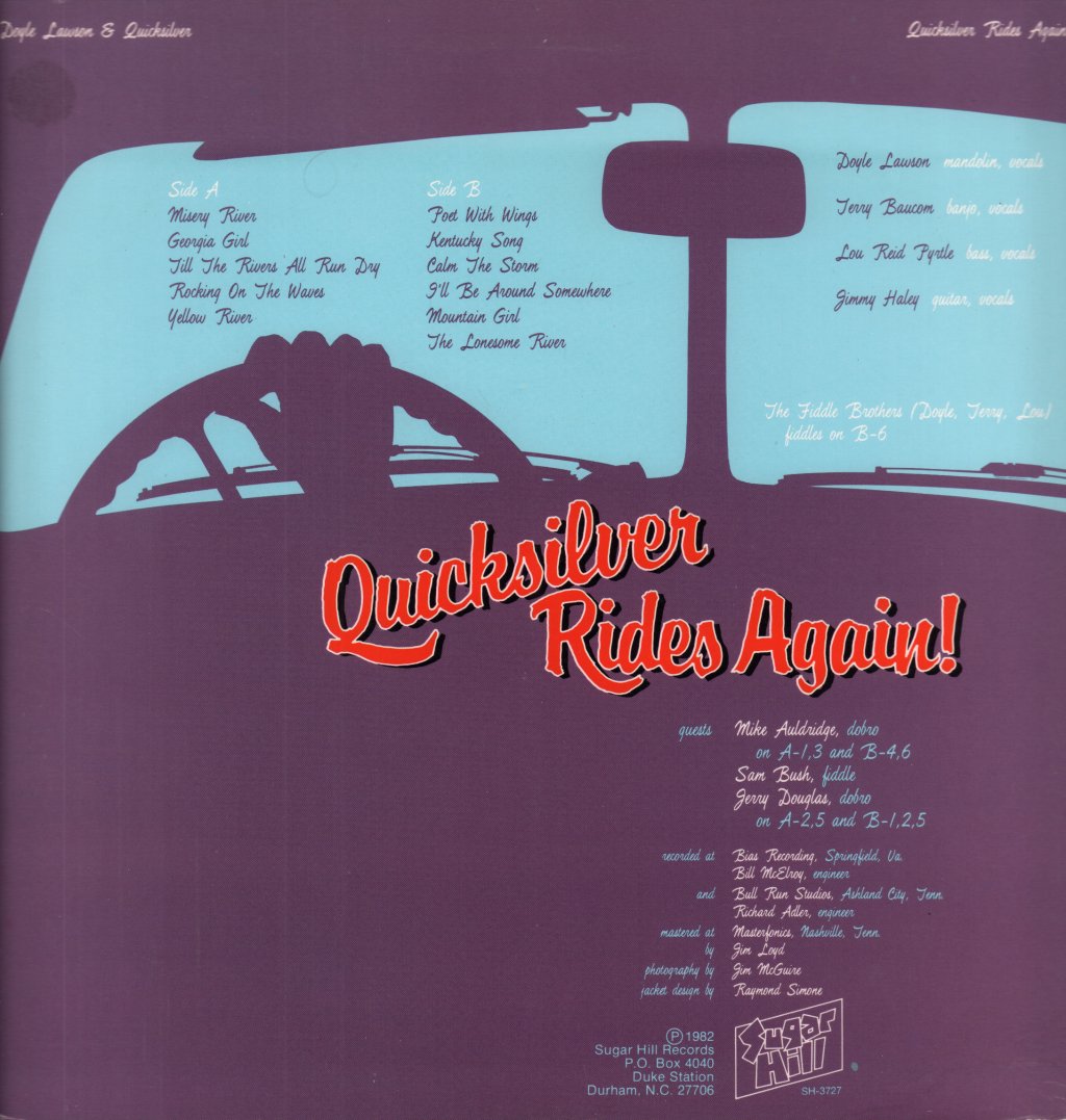 Doyle Lawson And Quicksilver - Quicksilver Rides Again - Lp