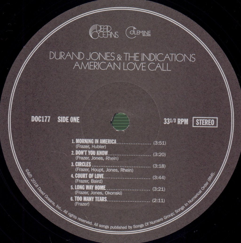 Durand Jones And The Indications - American Love Call - Lp