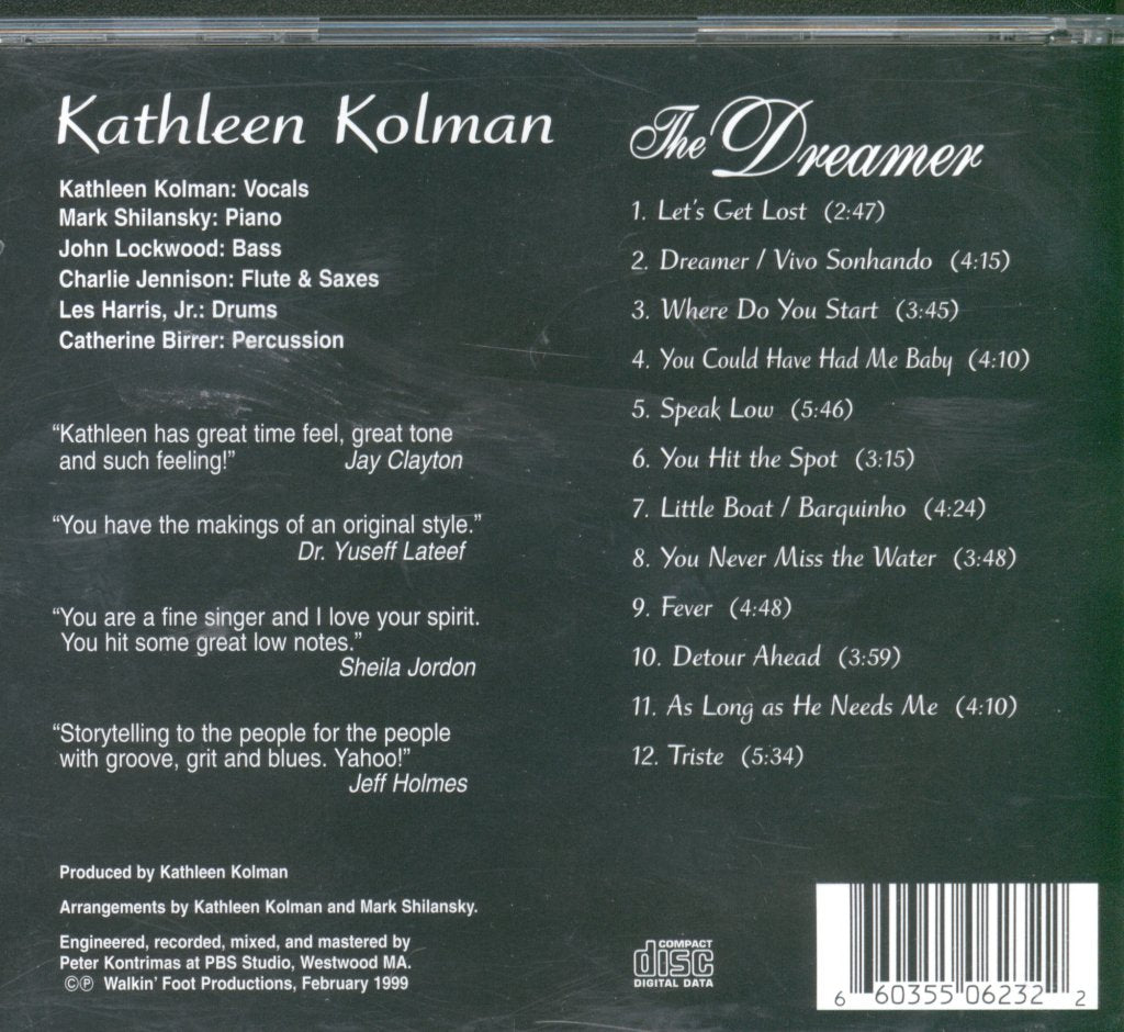 Kathleen Kolman - Dreamer - Cd