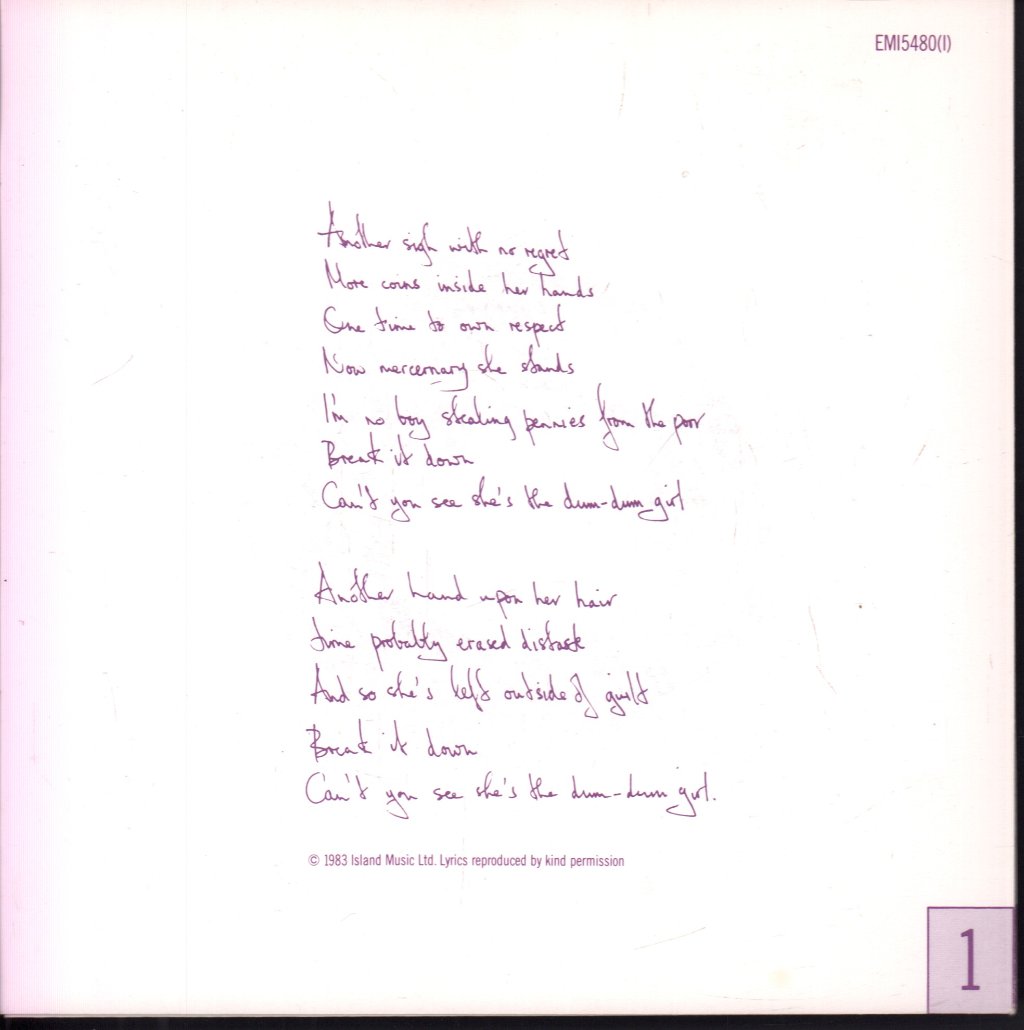 Talk Talk - Dum Dum Girl - 7 Inch