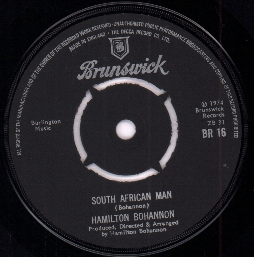 Hamilton Bohannon - South African Man - 7 Inch