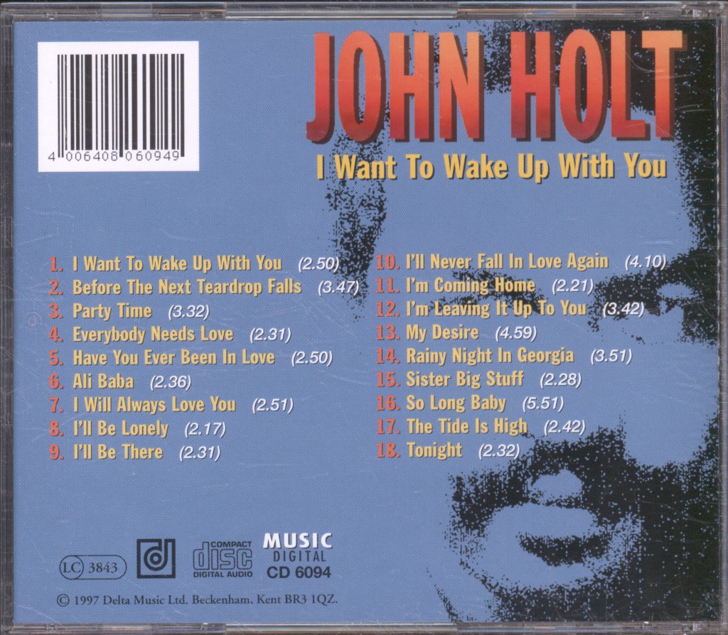 John Holt - I Want To Wake Up With You - Cd