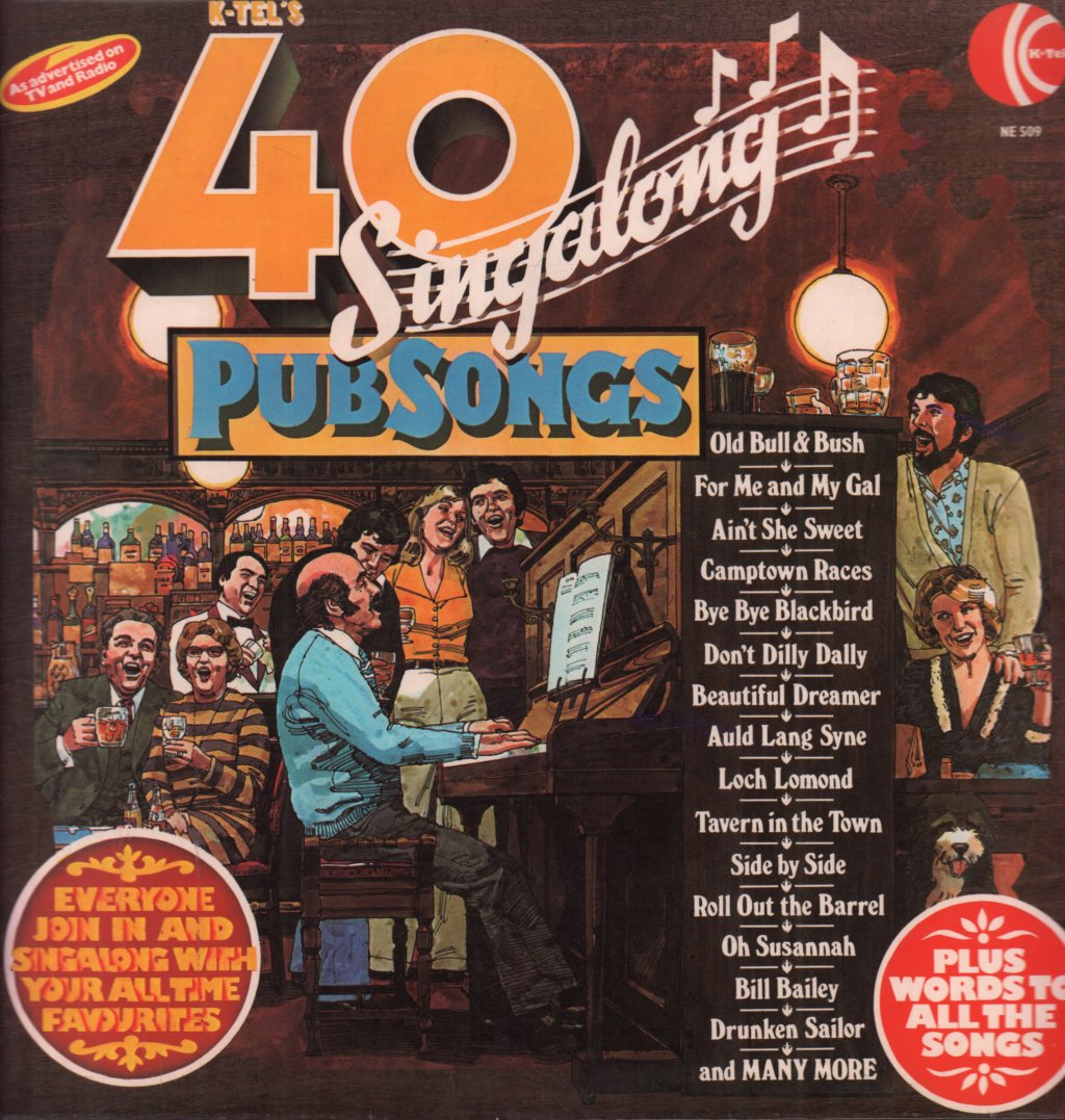 Various Artists - 40 Singalong Pub Songs - Lp