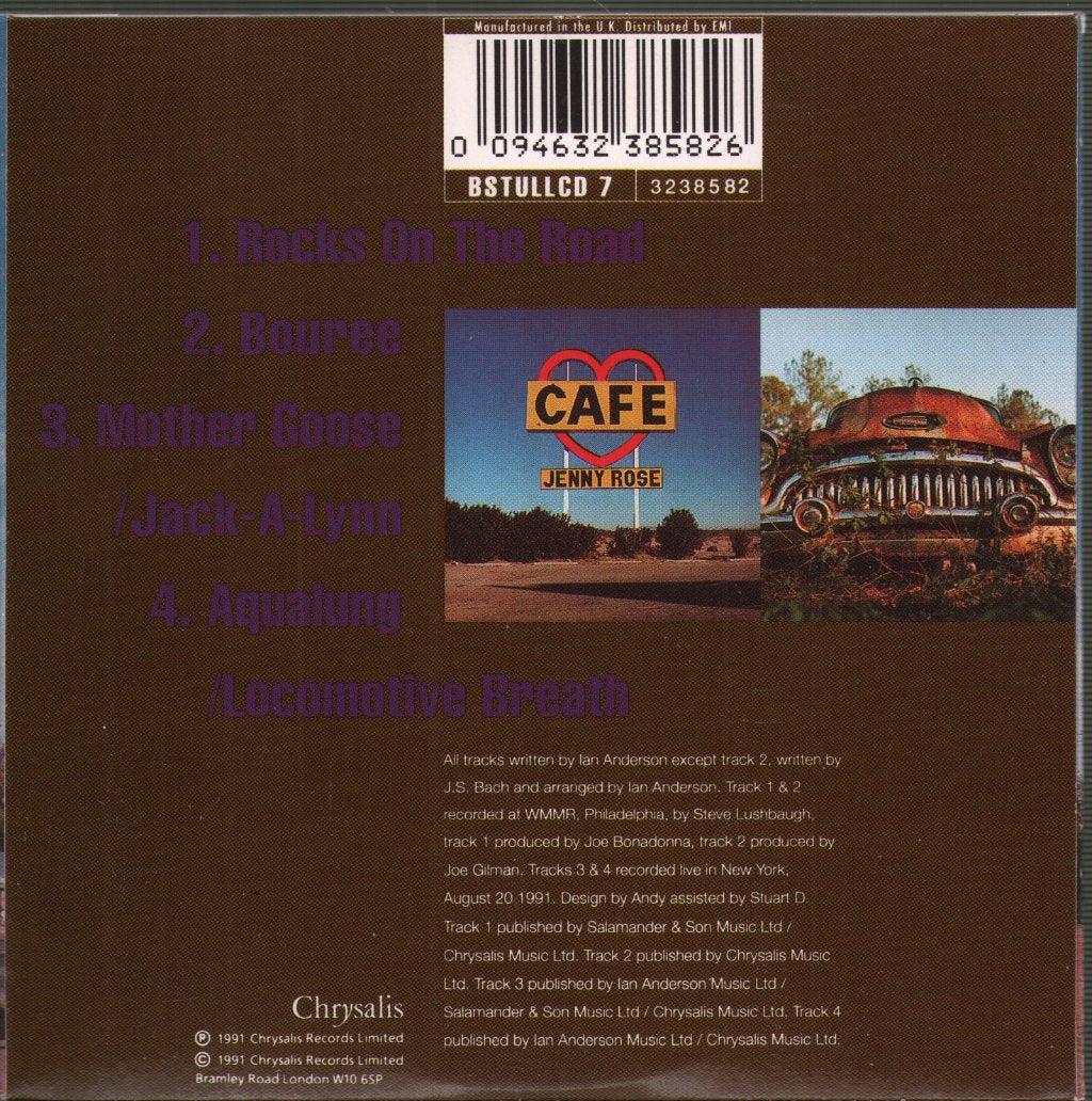 Jethro Tull - Rocks On The Road - Cd