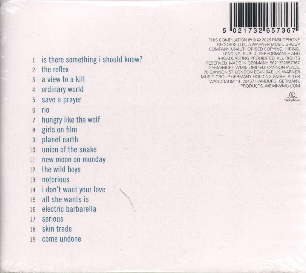 Duran Duran - Greatest - Cd