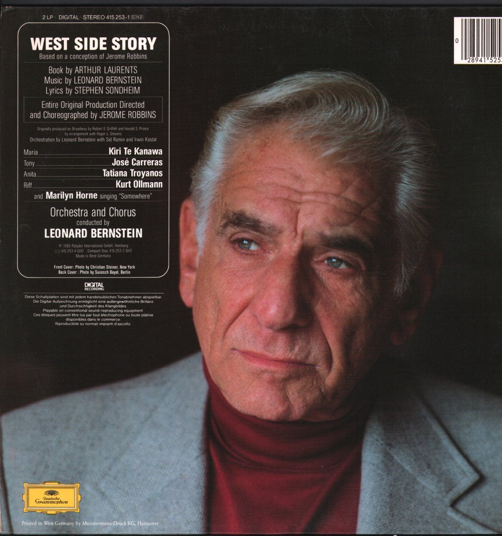 Leonard Bernstein - West Side Story - Double Lp