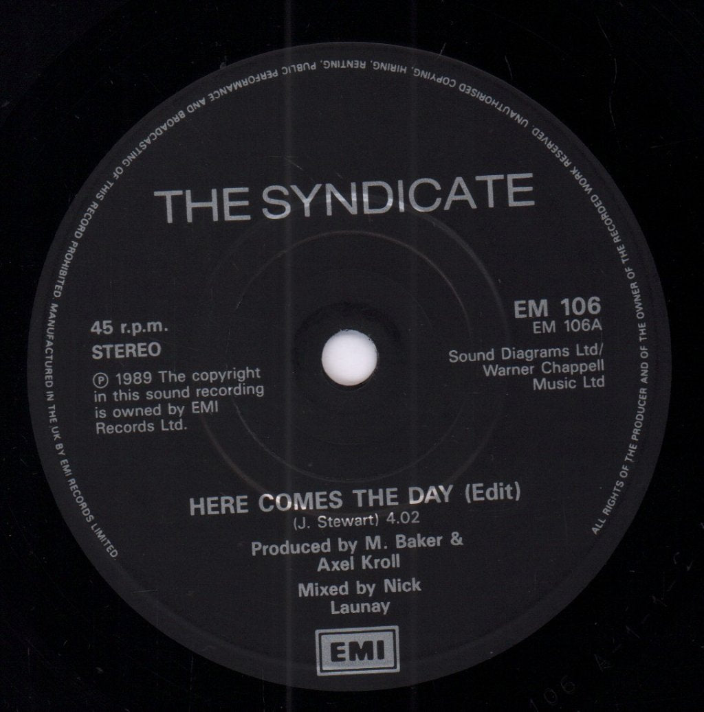 Syndicate (80'S Group) - Here Comes The Day - 7 Inch