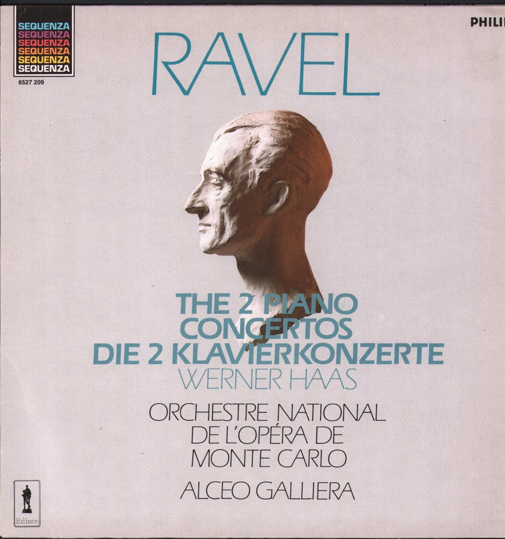 Werner Haas / Alceo Galliera / Orchestre National De L'Opera De Monte Carlo - Ravel - 2 Piano Concertos - Die 2 Klavierkonzerte - Lp