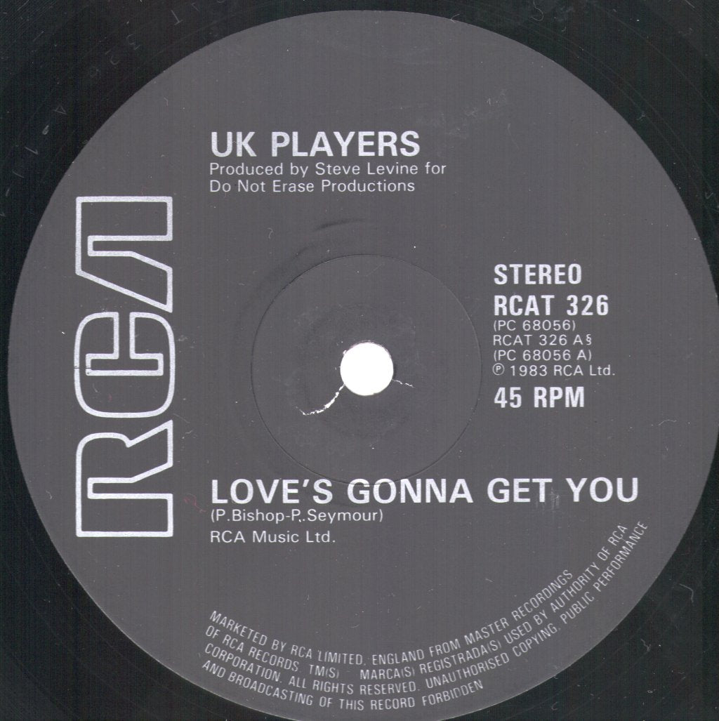 UK Players - Love's Gonna Get You - 12 Inch