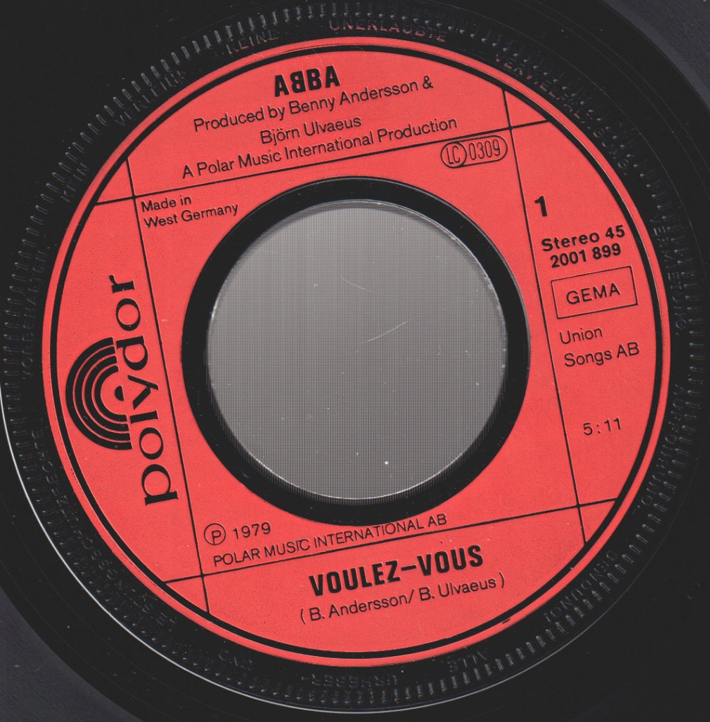 ABBA - Voulez-Vous / Angeleyes - 7 Inch