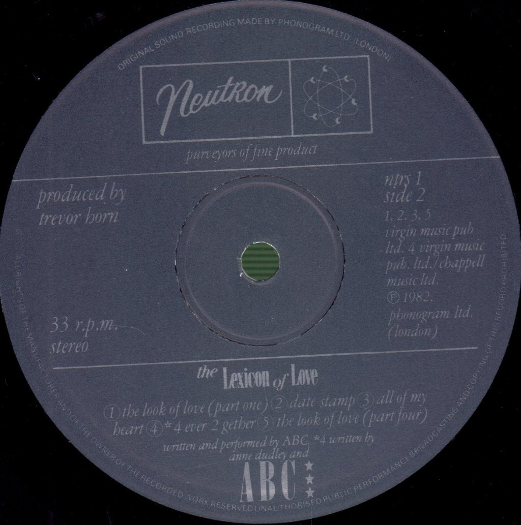 ABC - Lexicon Of Love - Lp