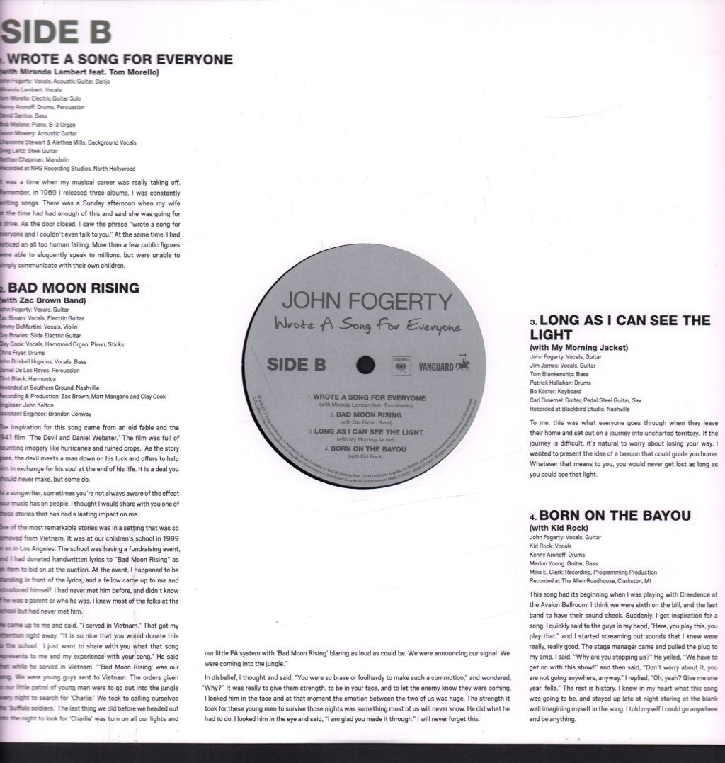 John Fogerty - Wrote A Song For Everyone - Double Lp