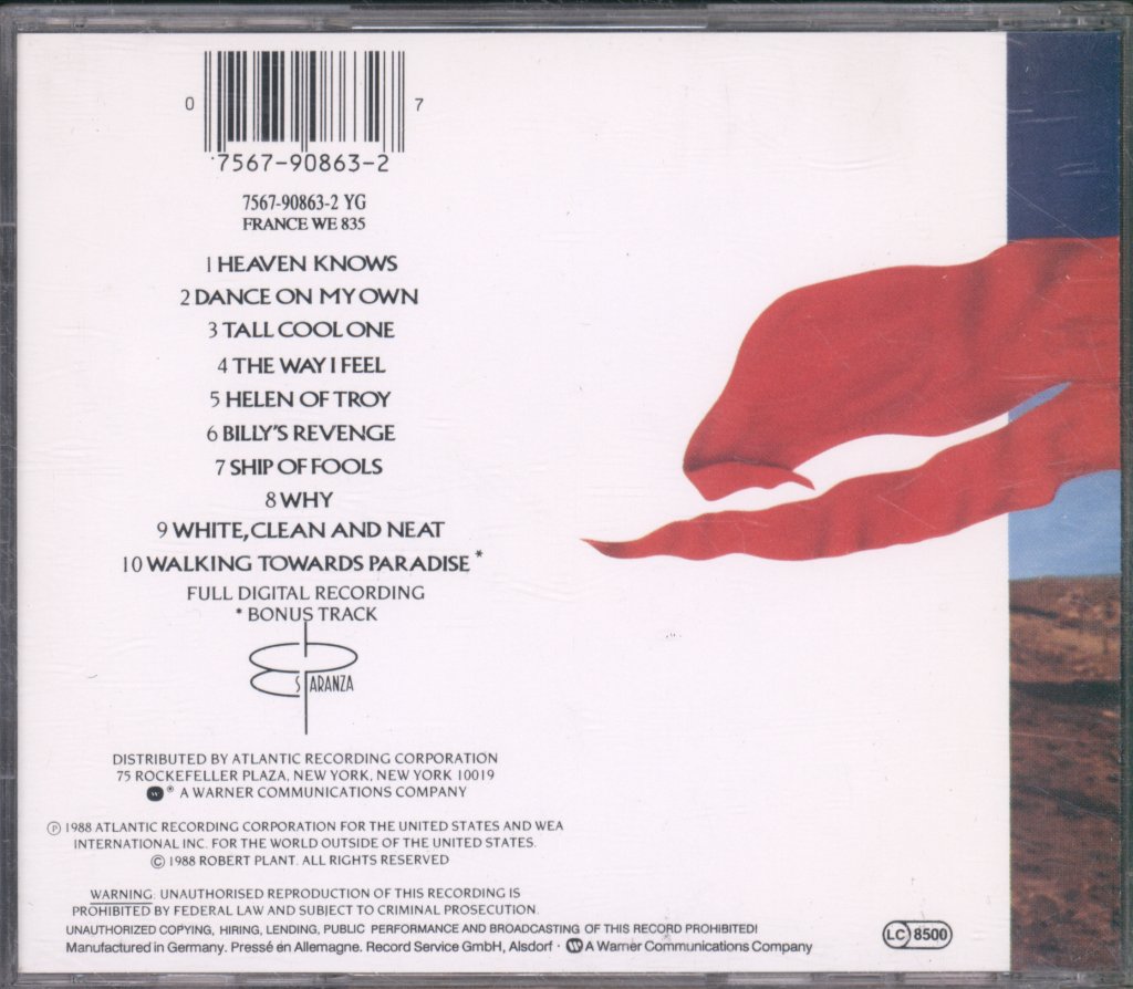 Robert Plant - Now And Zen - Cd