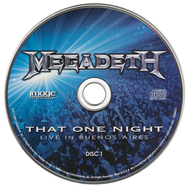 Megadeth - That One Night: Live In Buenos Aires - Double Cd