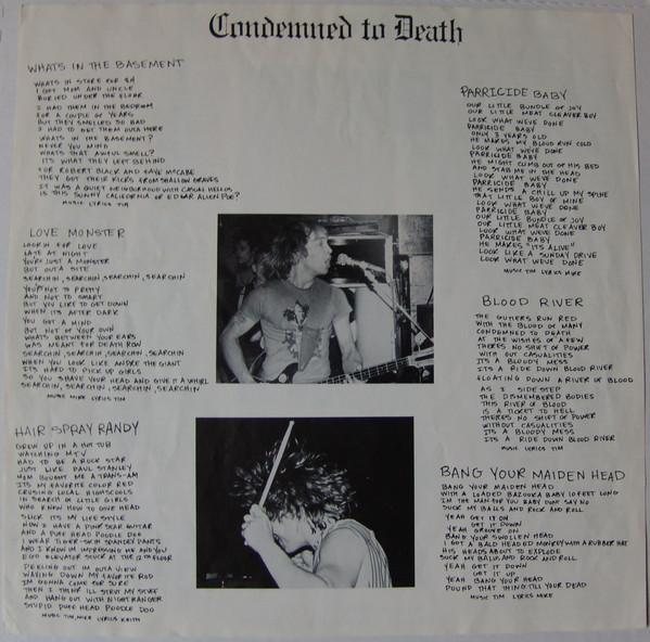 Condemned To Death - Diary Of A Love Monster - Lp