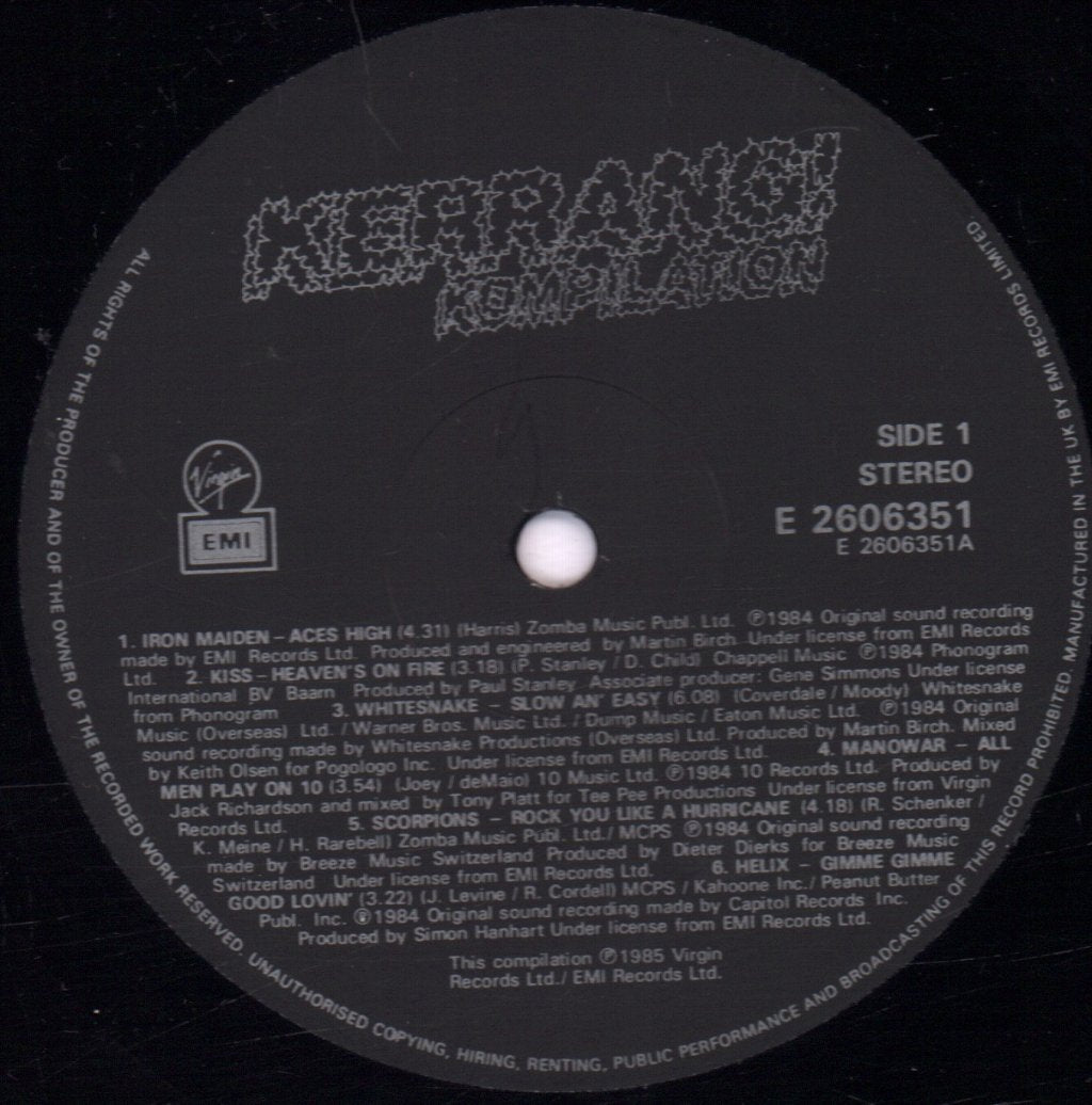 Various Artists - Kerrang Kompilation - Double Lp