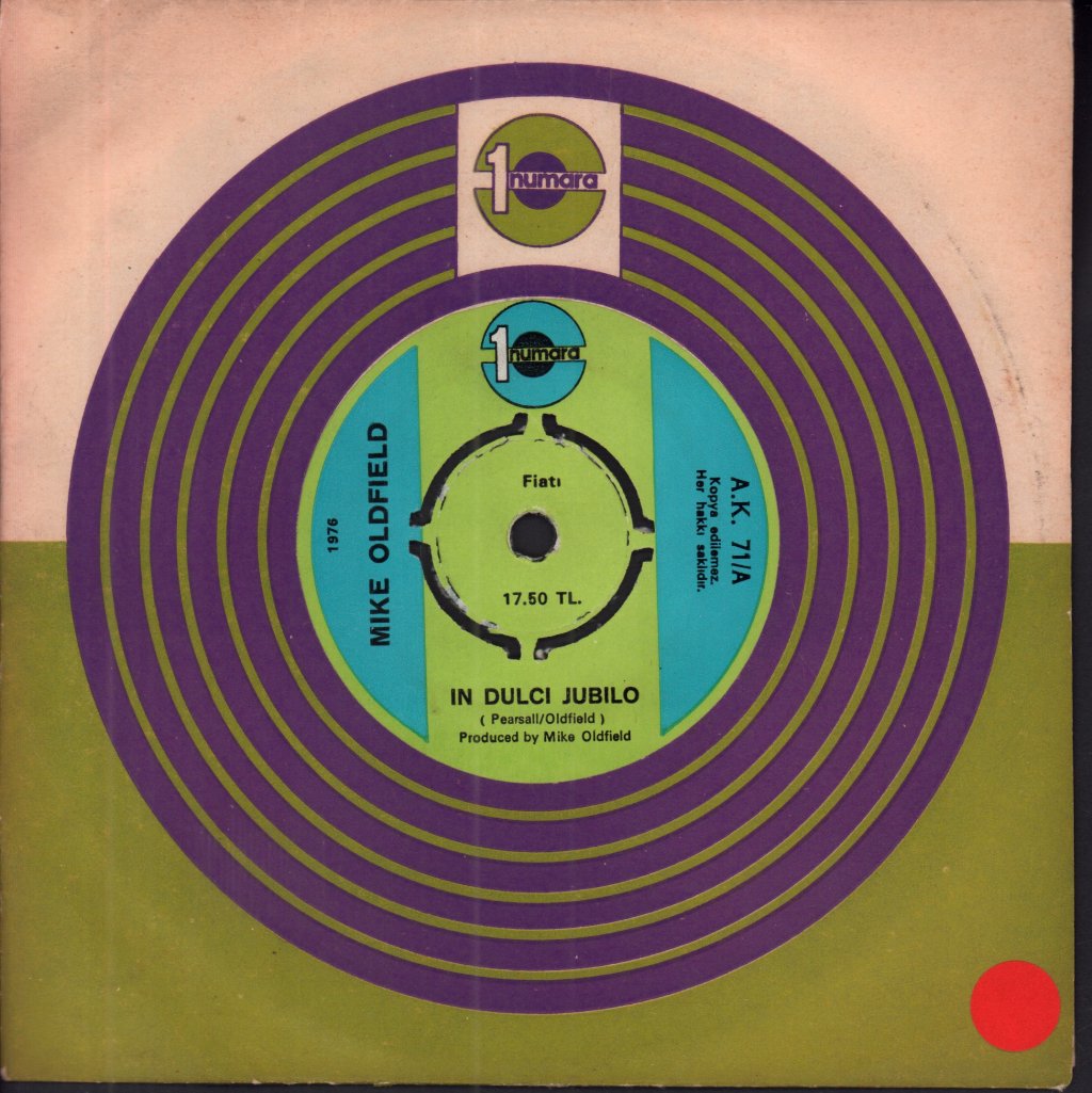 Mike Oldfield - In Dulci Jubilo - 7 Inch