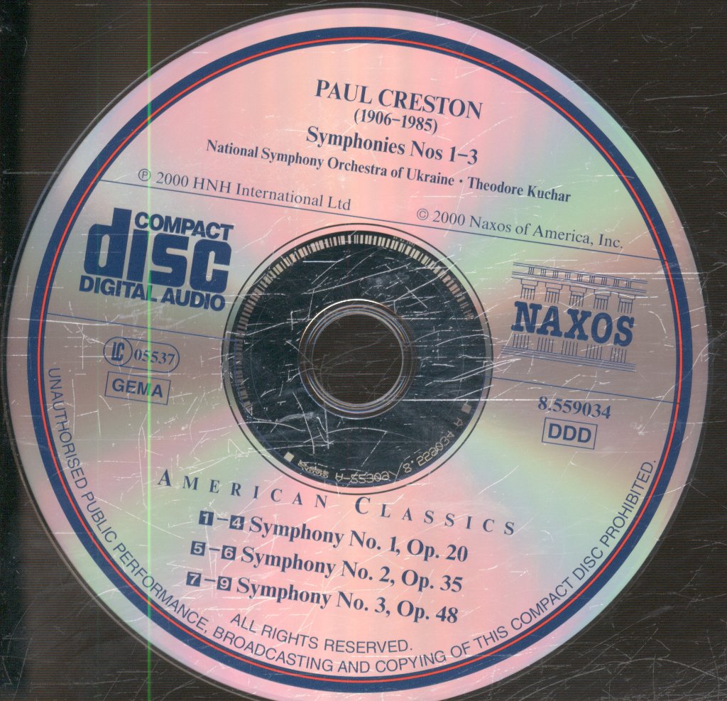 National Symphony Orchestra Of Ukraine, Theodore Kuchar - Symphonies Nos 1-3 - Cd