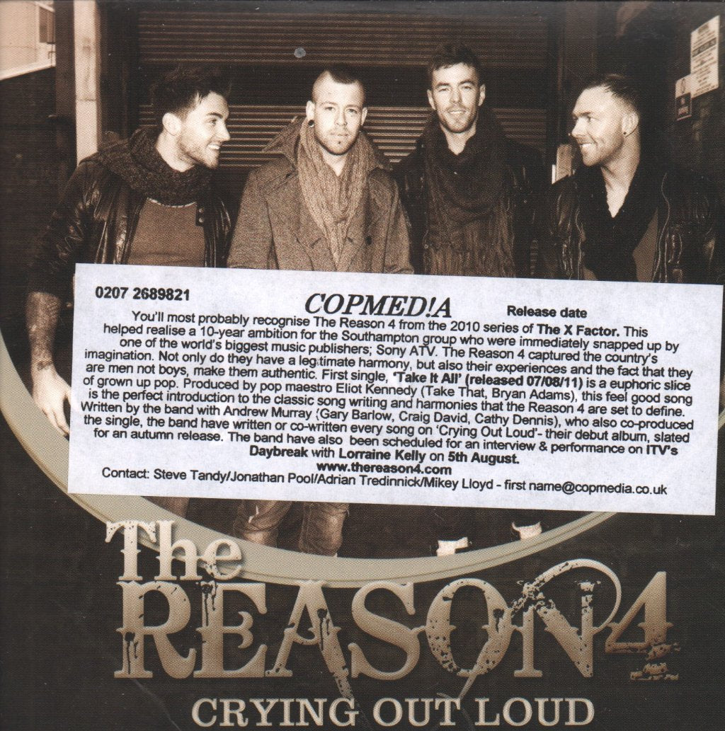 Reason 4 - Crying Out Loud - An Introduction To The Album - Cd