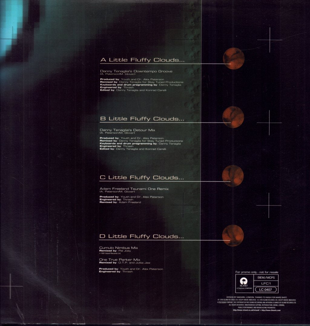 ORB - Little Fluffy Clouds - Double 12 Inch