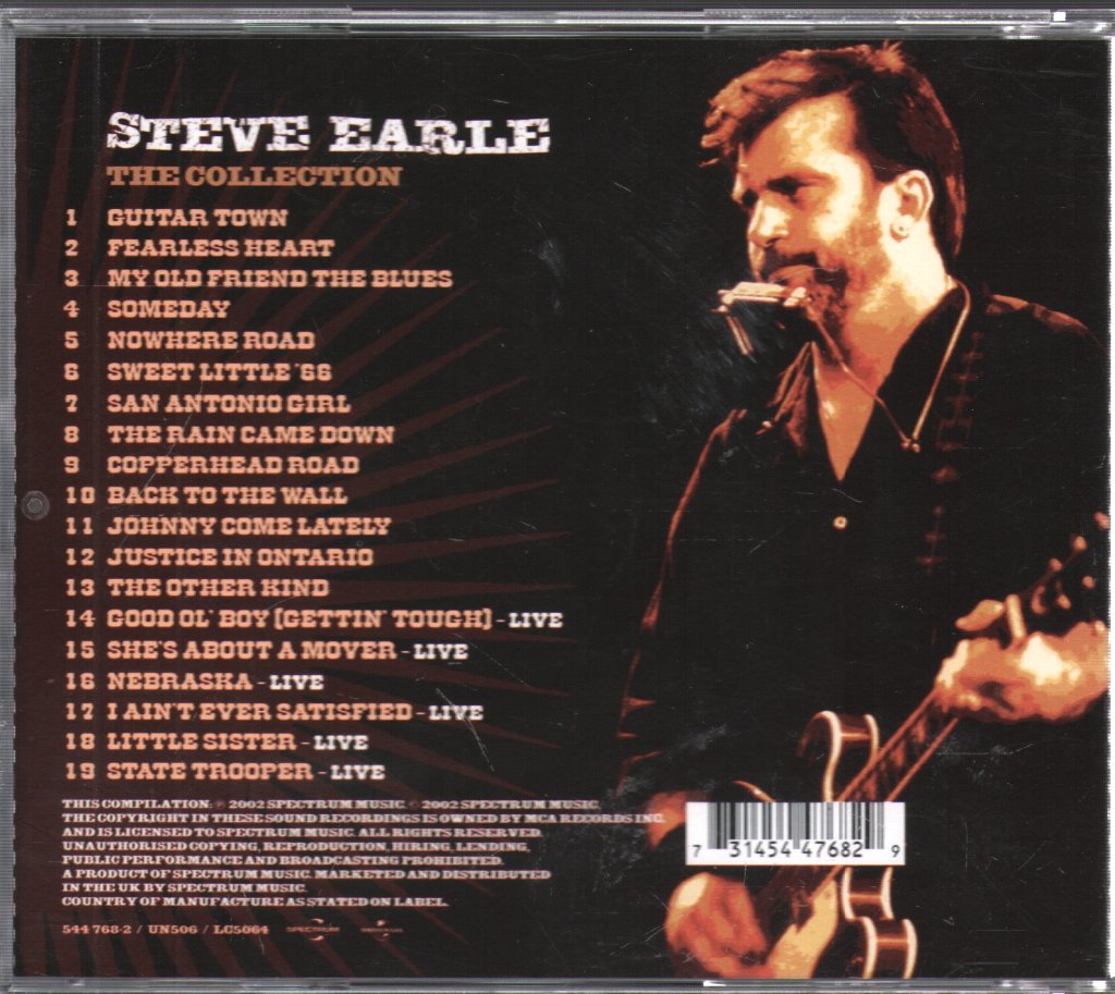 Steve Earle - Collection - Cd