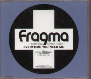 Fragma - Everytime You Need Me - Cd