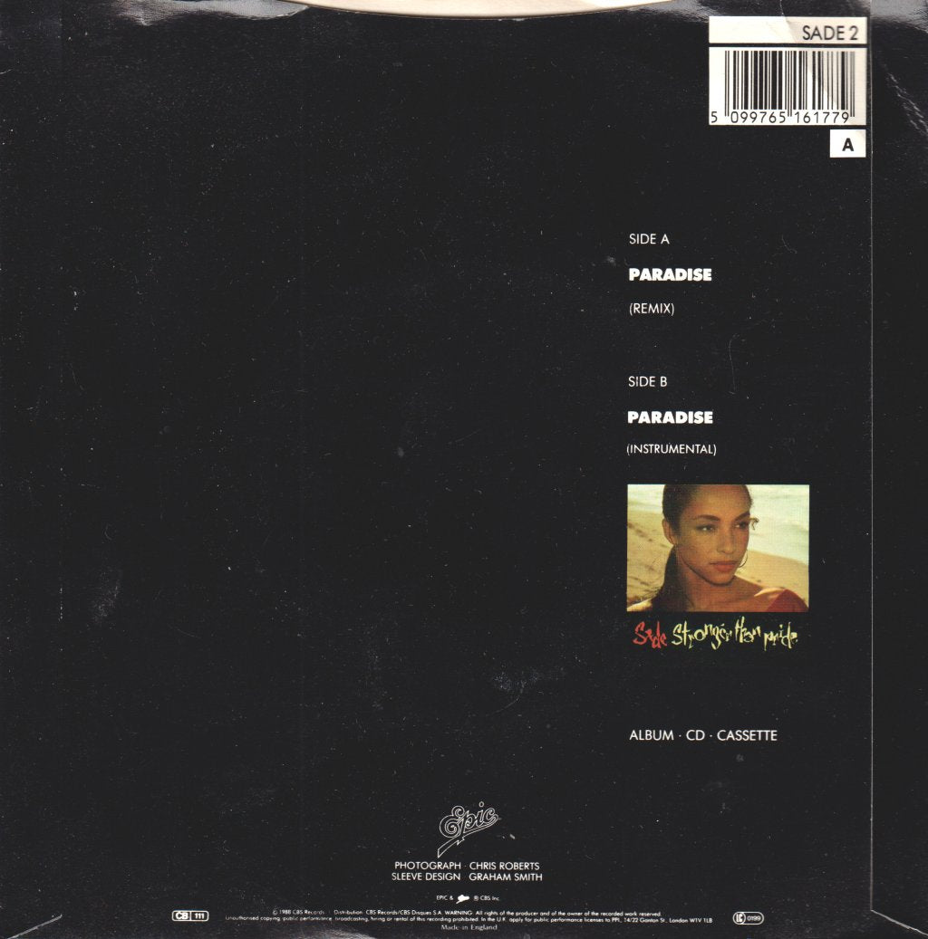 Sade - Paradise - 7 Inch