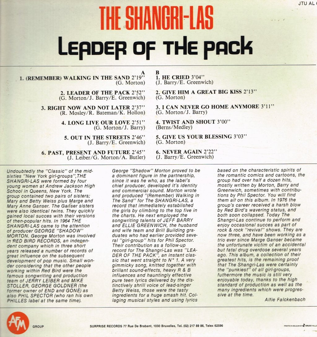 Shangri-Las - Leader Of The Pack - Lp