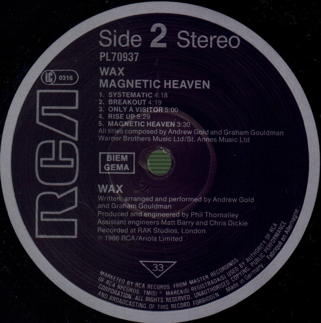 Wax - Magnetic Heaven - Lp