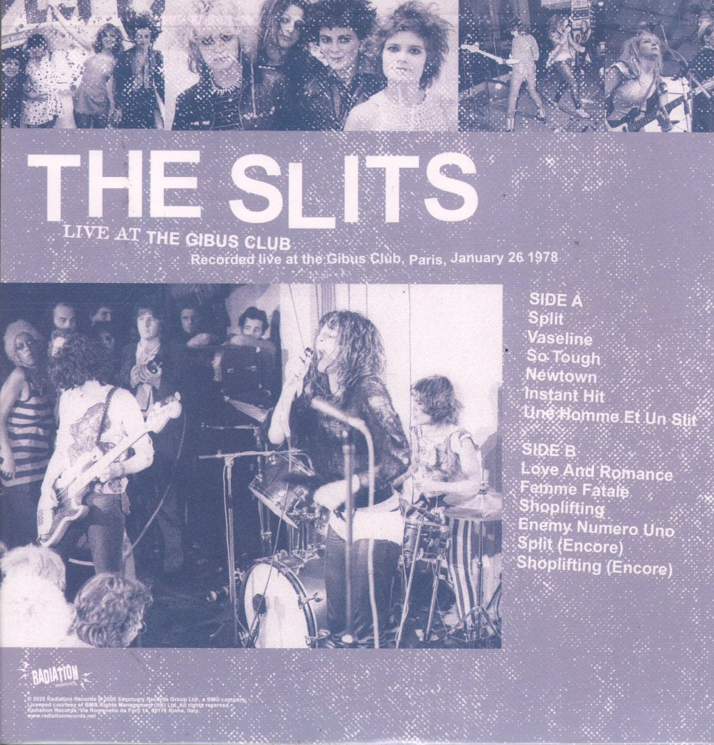 Slits - Live At the Gibus Club - Lp