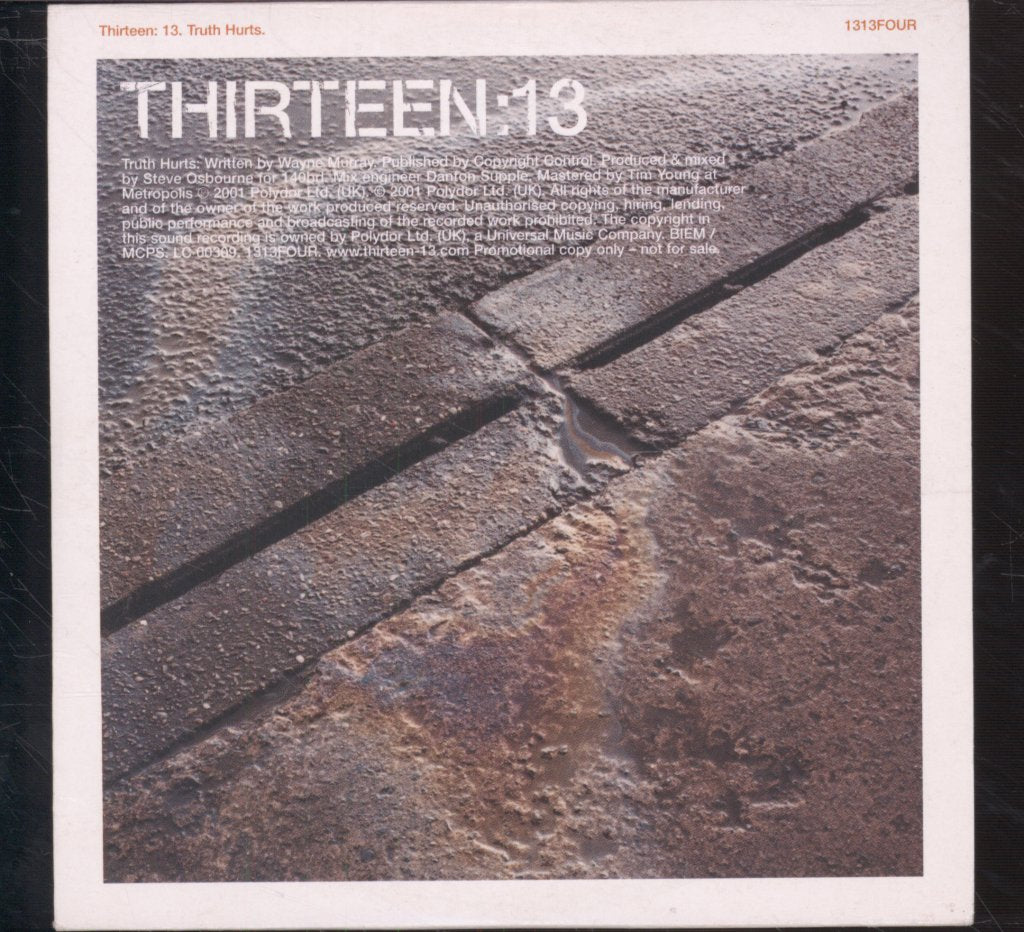 Thirteen:13 - Truth Hurts - Cd